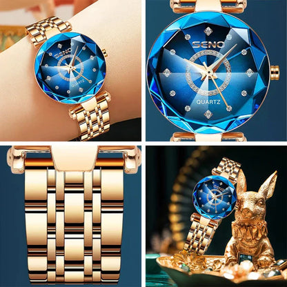 ساعة الكريستال الفاخرة